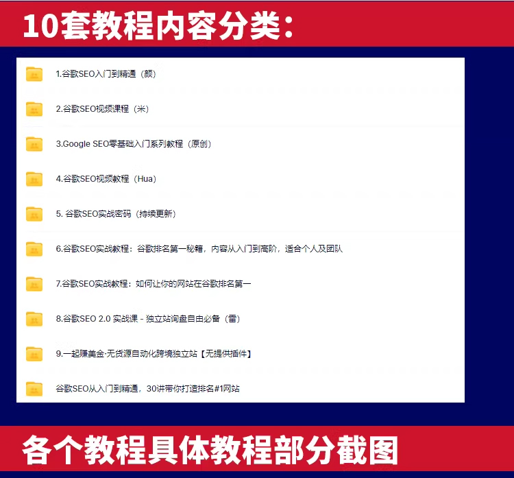 google谷歌外贸SEO实战推广搜索网站seo优化关键词排名视频教程