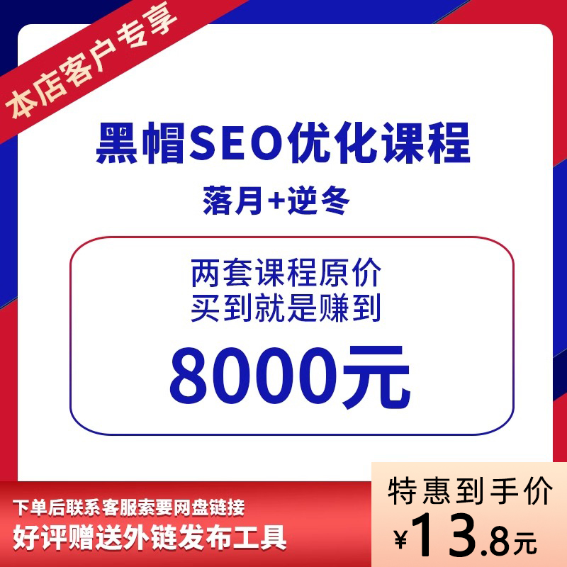 搜索优化黑/白帽SEO网站快速排名教程泛目录实操全套课程