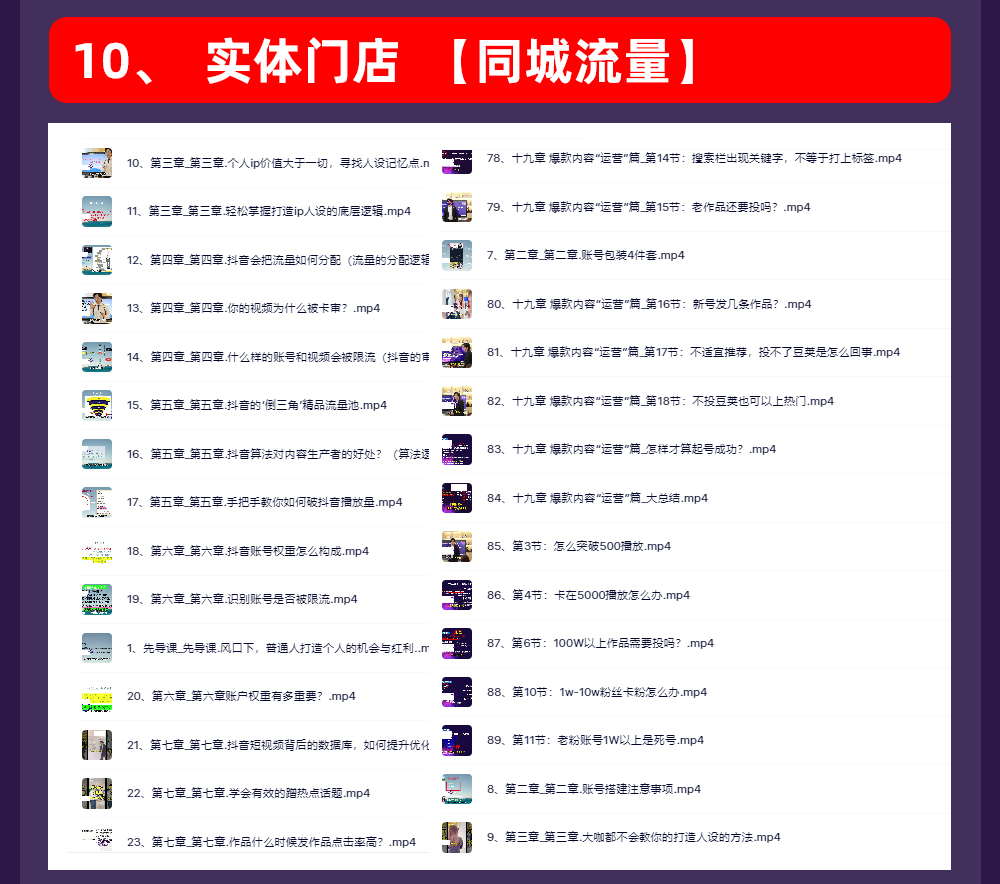 2025年抖音全套视频课程短视频直播带货运营拍摄剪辑抖音小店教程